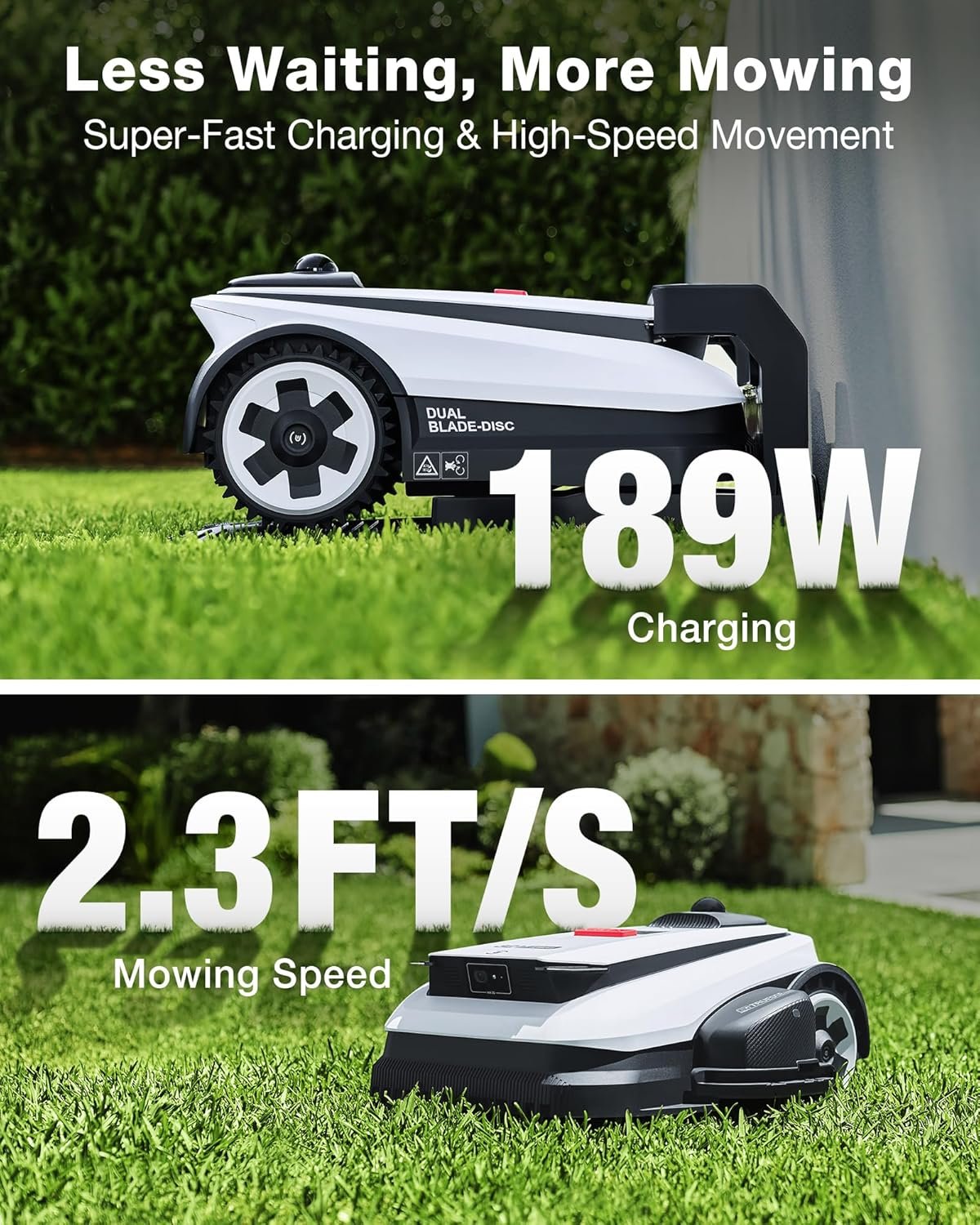 ECOVACS Goat A3000 LiDAR PRO Robotic Lawn Mower